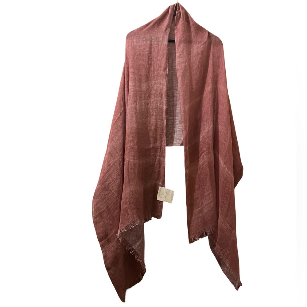 Brunello Cucinelli Oversized Linen Scarf Quiet Luxury Old Money